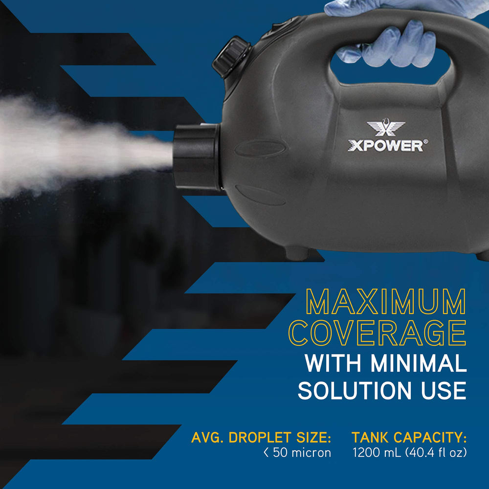 XPOWER F-16B used in a commercial room showing efficient treatment