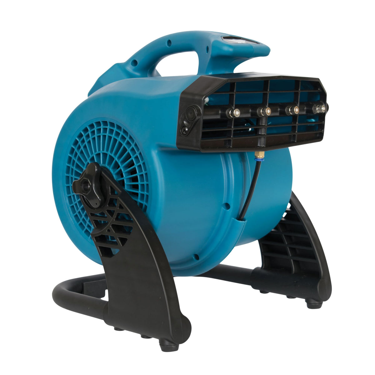 XPOWER FM-48 front view showing compact fan face and airflow benefit