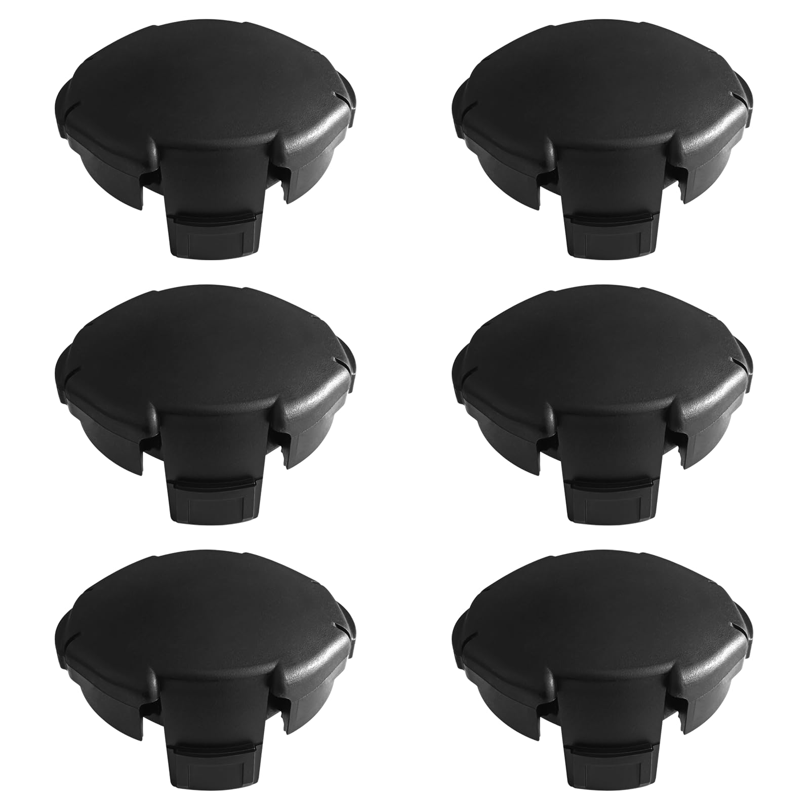 XQK spool cover front view showing fit and secure closure