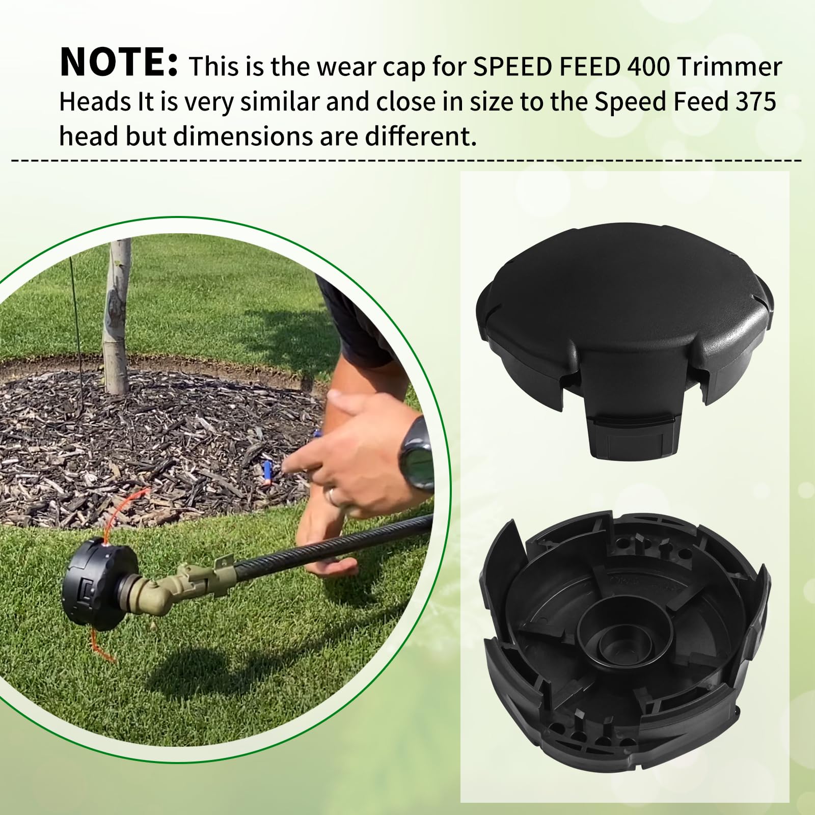 XQK cover installed on Speed Feed 400 head demonstrating correct fit