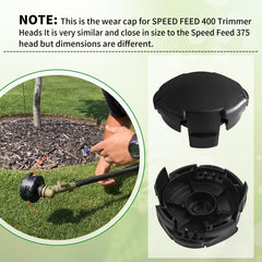 XQK cover installed on Speed Feed 400 head demonstrating correct fit