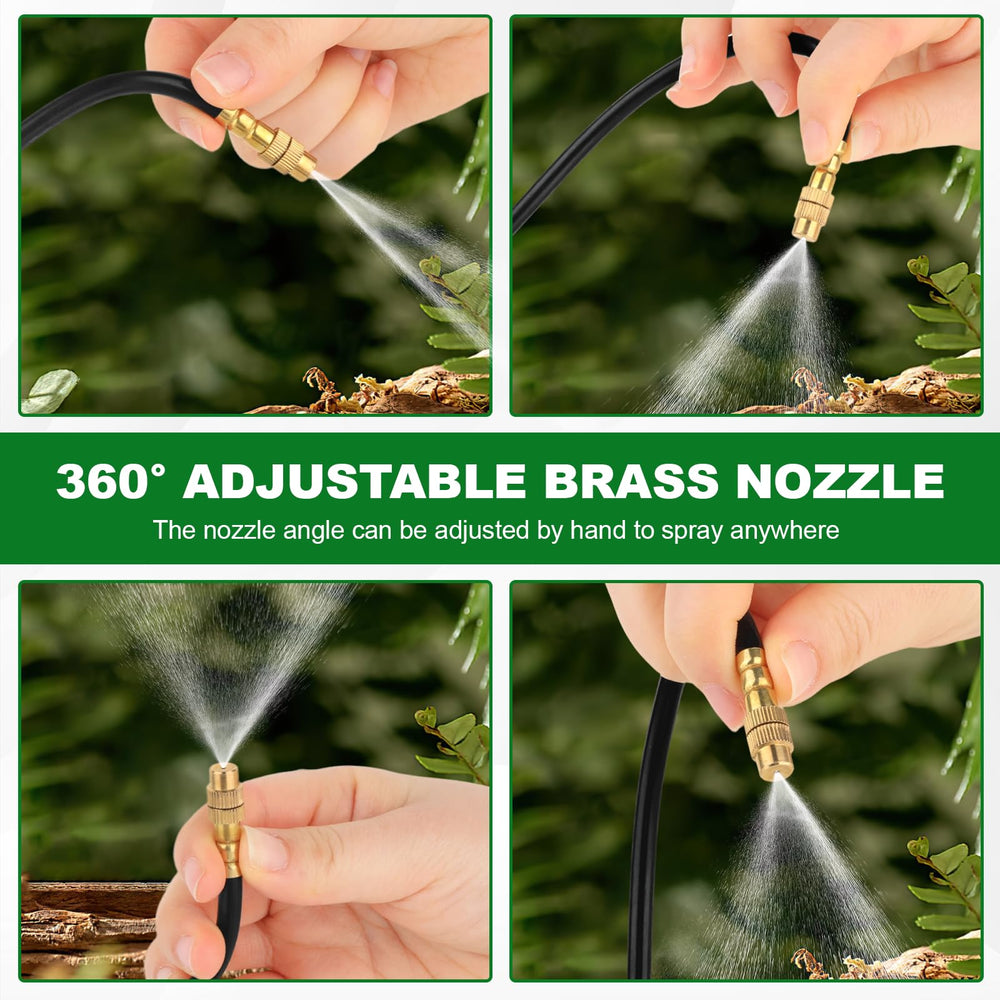 xrbzyqa closeup of brass nozzle highlighting corrosion resistance and adjustable spray