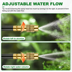xrbzyqa installed system in raised bed demonstrating uniform watering benefit