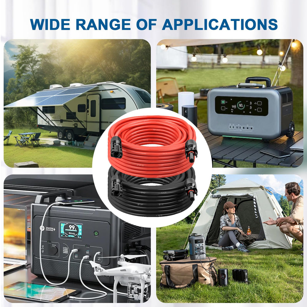 XRDS -RF cables installed on RV solar array demonstrating camper-ready off-grid power benefit