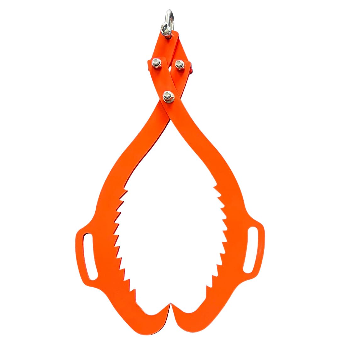 XROPURR front view of 32-inch tongs showing sturdy jaws and secure gripping benefit