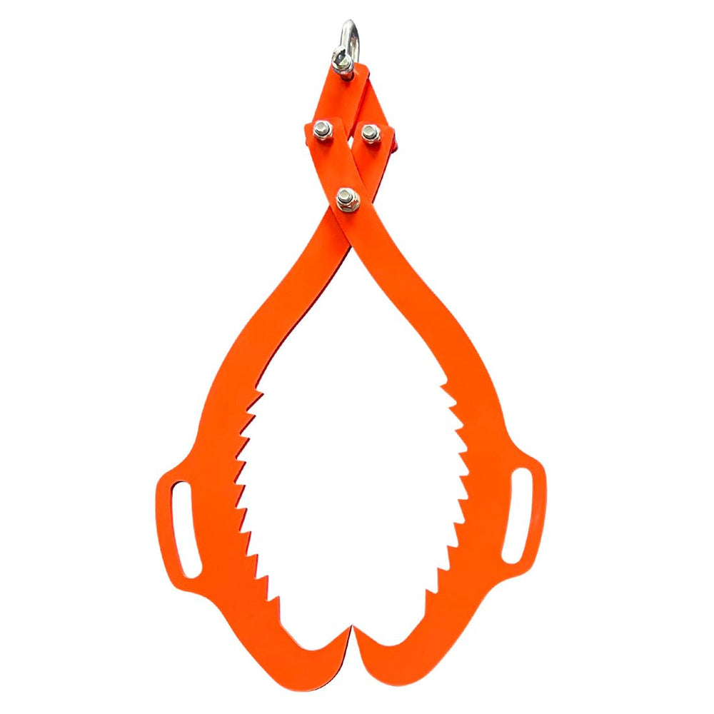 XROPURR front view of 32-inch tongs showing sturdy jaws and secure gripping benefit
