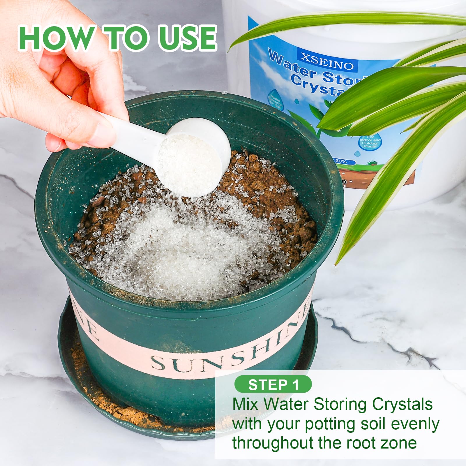 XSEINO used in seed-starting tray showing gentle hydration for seedlings