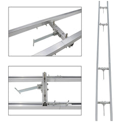 XSLOER close-up galvanized hardware and clamps, shows corrosion-resistant durability