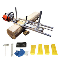 XSLOER front profile rail mill showing compact portable design and easy transport benefit