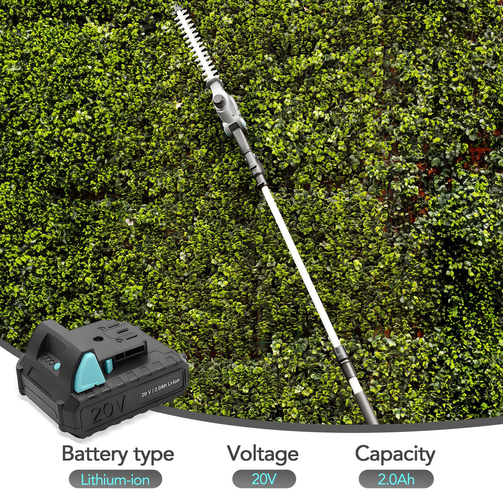 XSSIVE trimmer collapsed for compact storage to save shed space