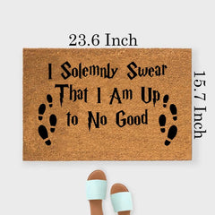 XTDJJKK size comparison beside shoe showing compact 23.6x15.7 inch fit