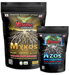 Xtreme Gardening packaging front view showing both products and clear labeling benefit