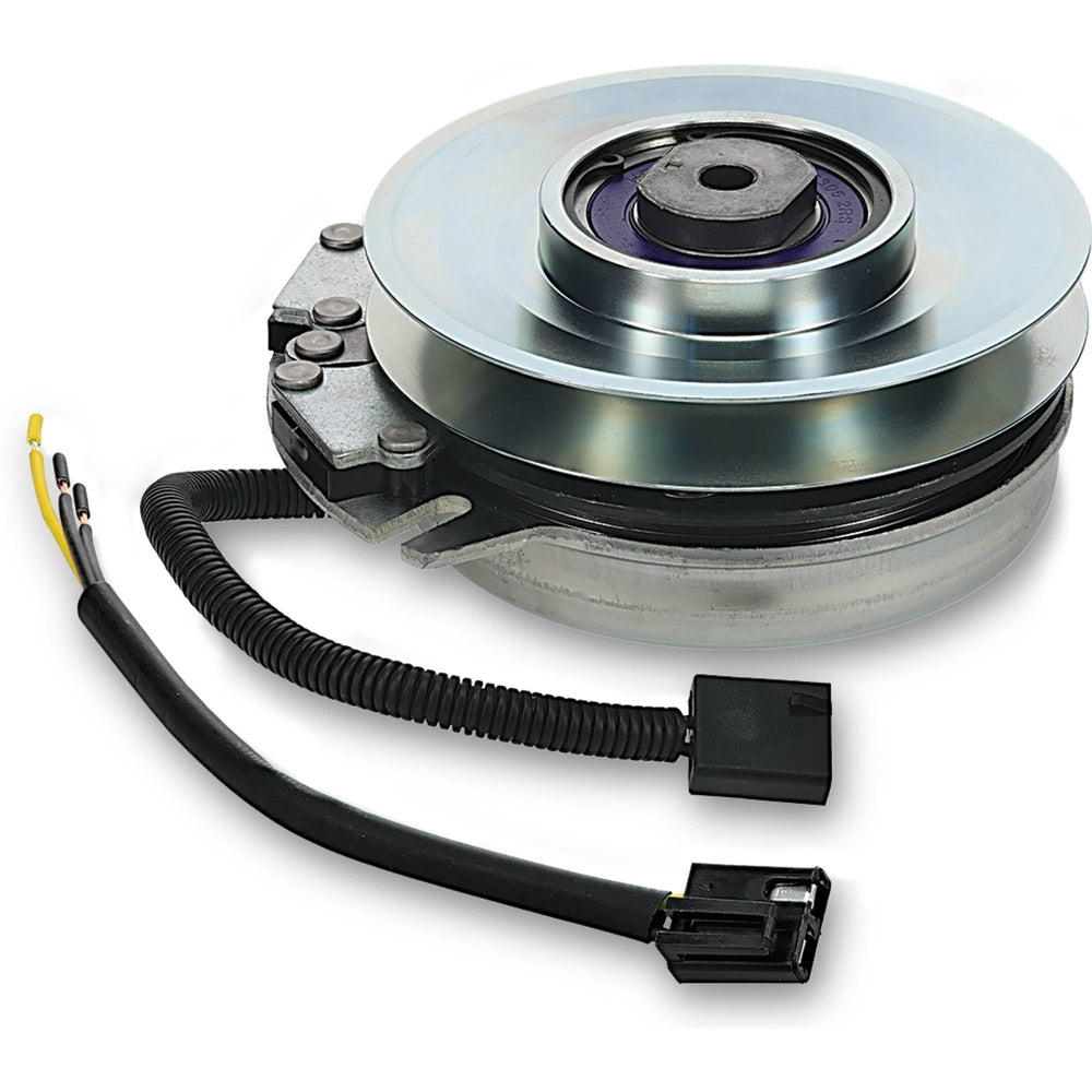 Xtreme close-up of machined pulley surface, smoother belt engagement benefit