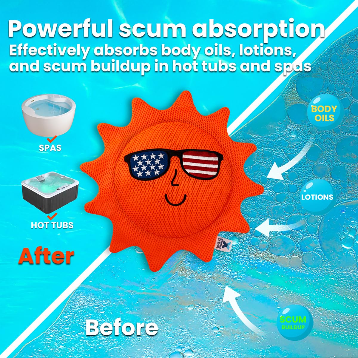 XTREMECLEAR foam texture close-up highlighting superior oil absorption