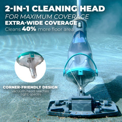 XtremepowerUS motor and nozzle close-up highlighting powerful suction and durable build