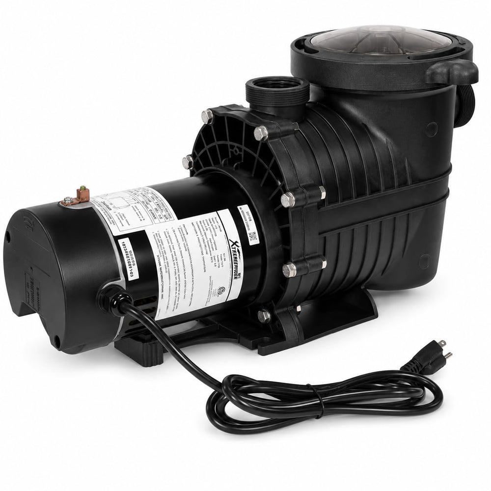XtremepowerUS removable debris basket capturing leaves for easier cleaning