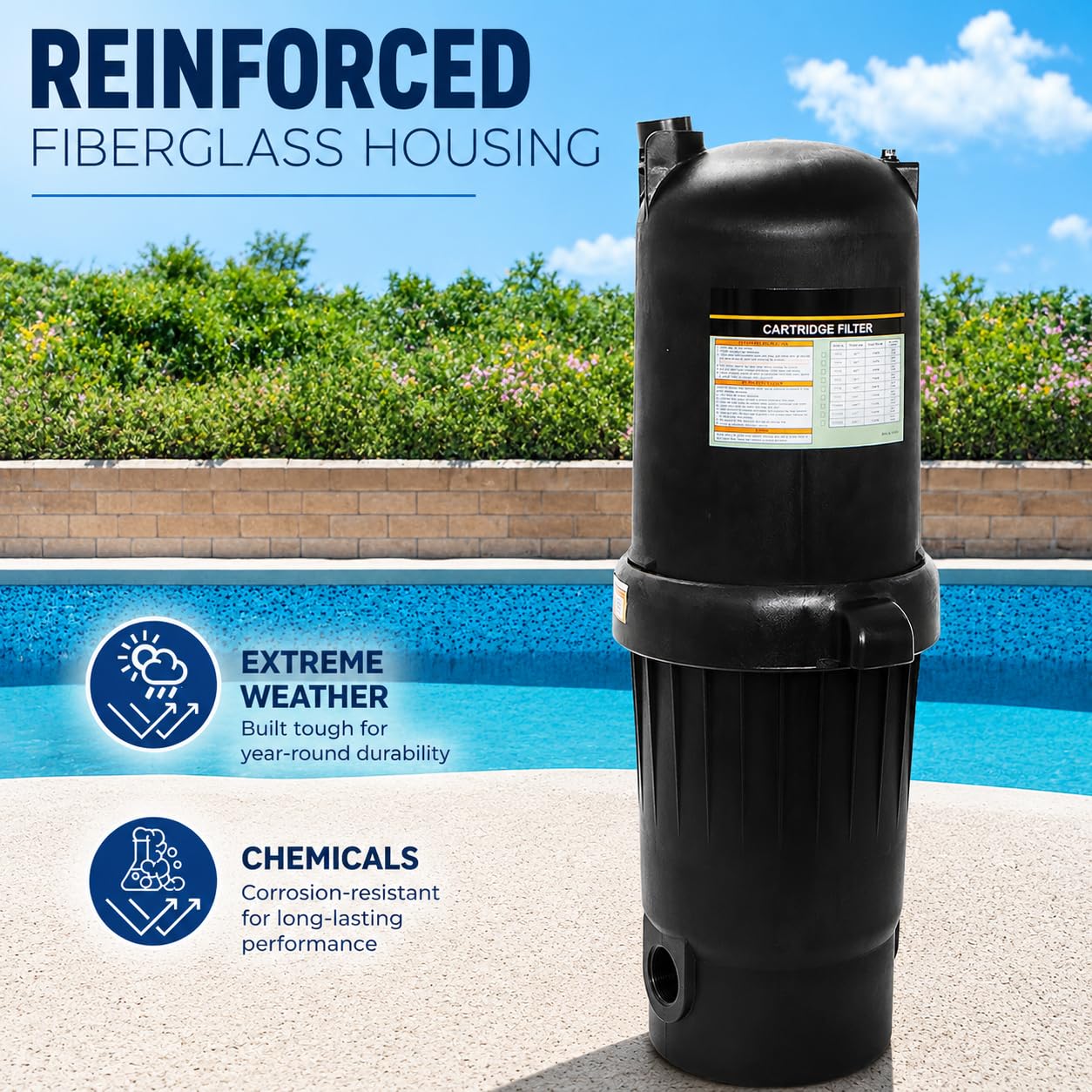 XtremepowerUS pressure gauge detail offering quick system monitoring