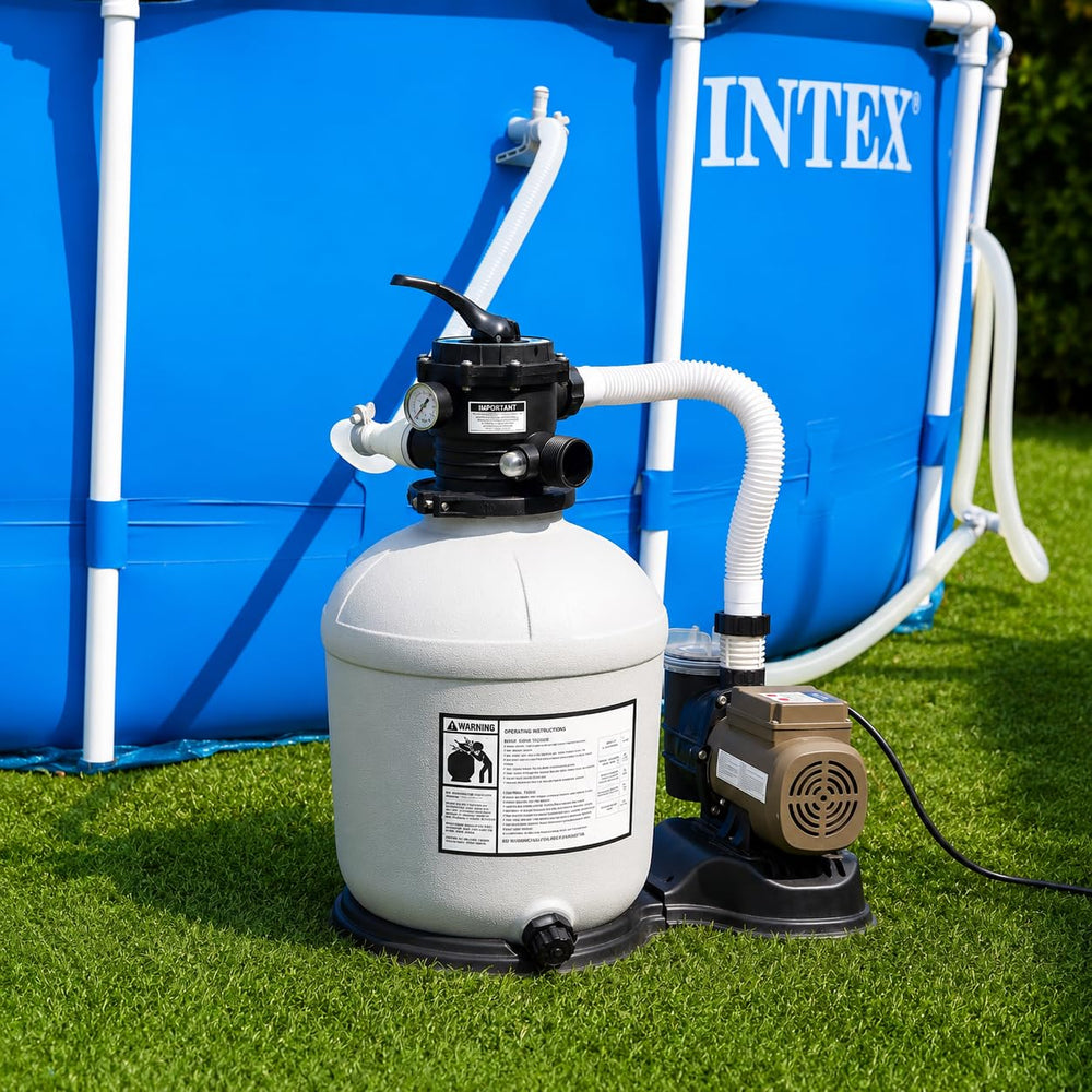 XtremepowerUS front packaging showing pump and filter benefits