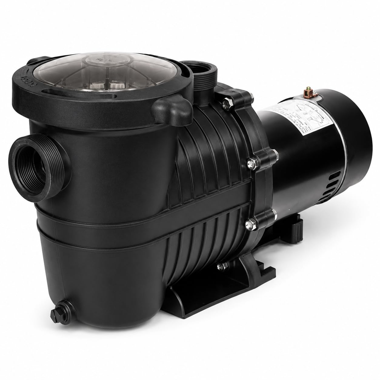 XtremepowerUS front view of pump showing durable housing and easy access