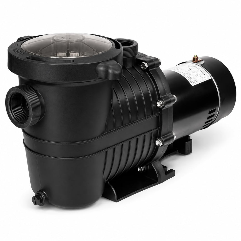 XtremepowerUS front view of pump showing durable housing and easy access