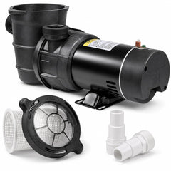 XtremepowerUS front view of pump showing durable housing and easy access