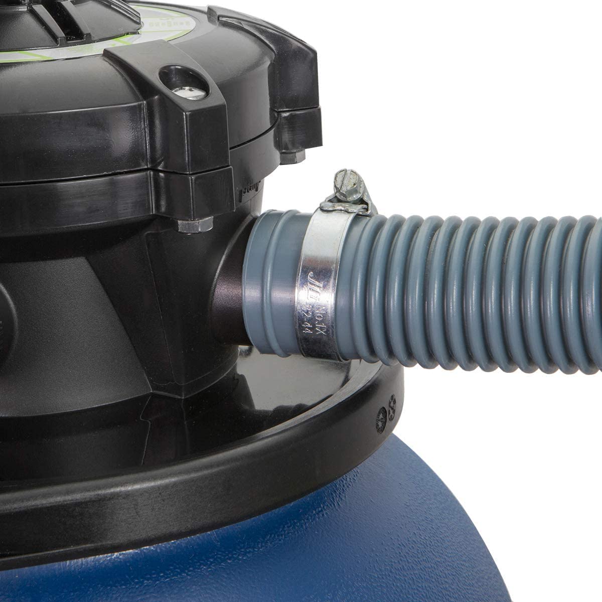 XtremepowerUS hose connections and 1-1/4" NPT ports, benefit: straightforward plumbing