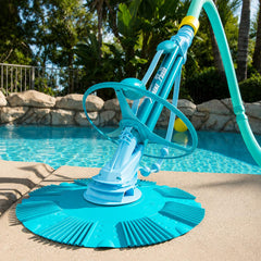 XtremepowerUS 30ft hose set laid out showing included sections and easy assembly benefit