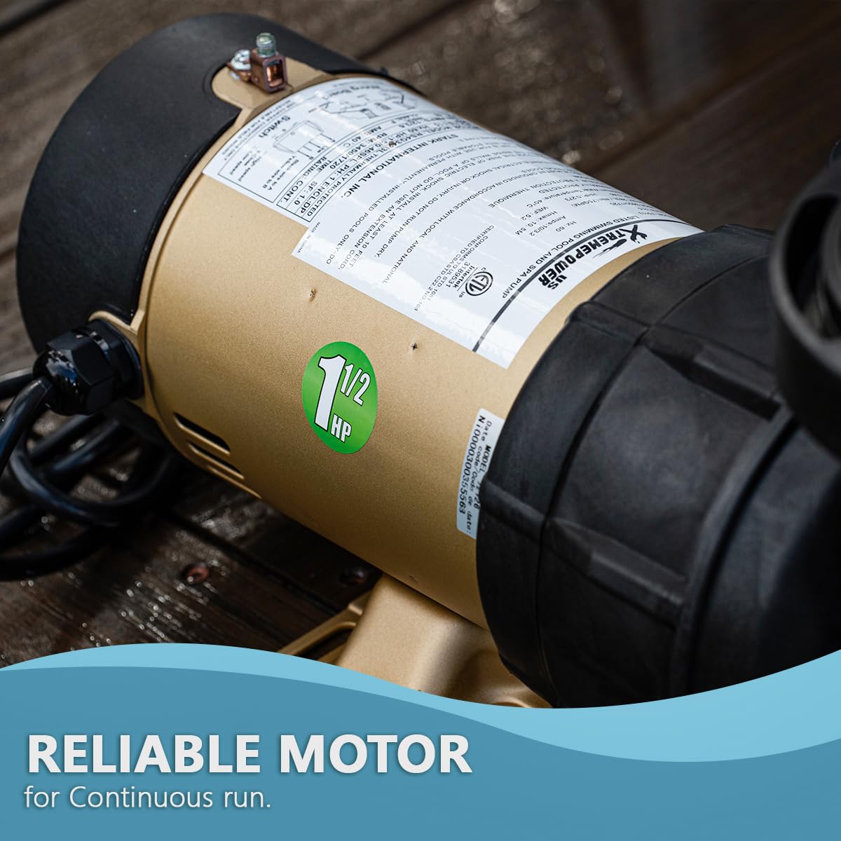 XtremepowerUS installed on pool plumbing demonstrating reliable circulation benefit