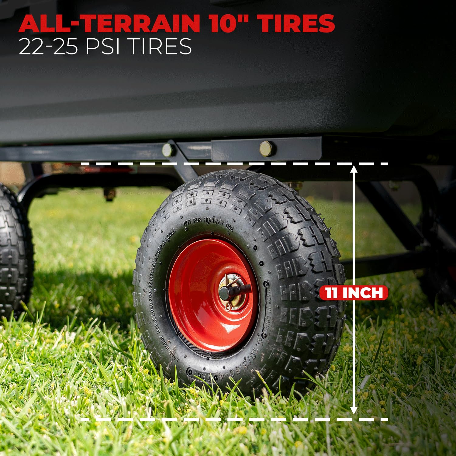 XtremepowerUS polypropylene tray texture resists cracks and weathering benefit