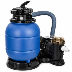 XtremepowerUS close-up of pump and durable 4-way valve for precise pool maintenance