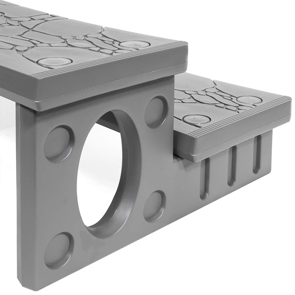XtremepowerUS side profile showing low center of gravity and sturdy base support