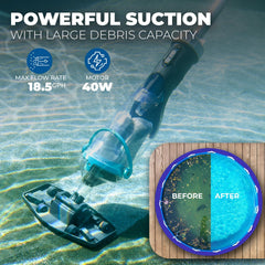 XtremepowerUS telescopic pole extended to full length for better reach and reachability