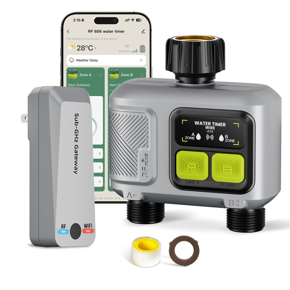 Xtsuen front view with gateway showing compact outdoor controller and reliable remote access