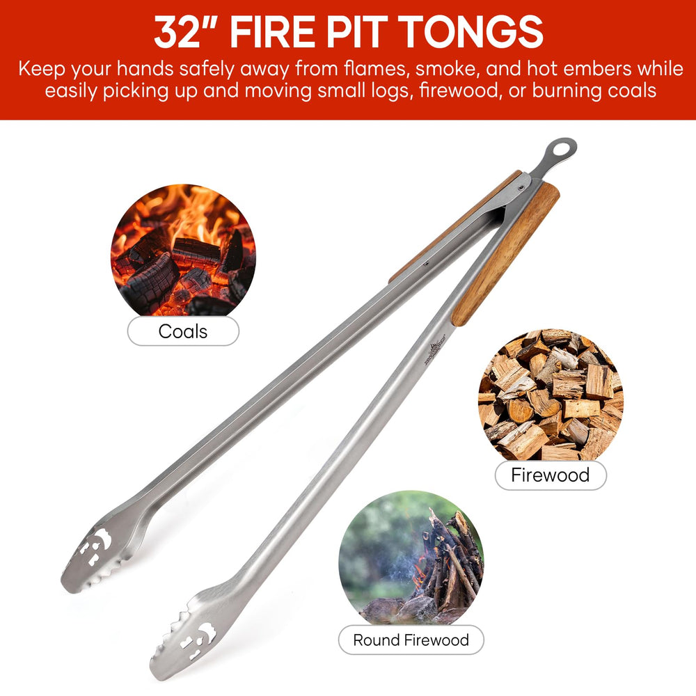 XUDAKAIXIN acacia handle close-up offering comfortable heat-resistant grip