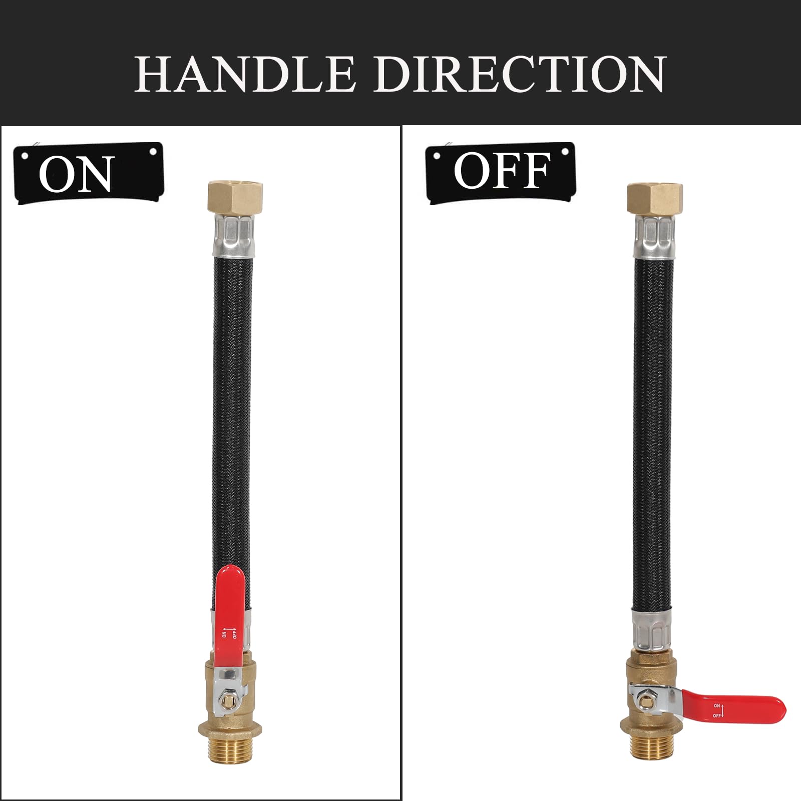 XUESNOF adapter connected to spigot, showing leak-free secure connection benefit
