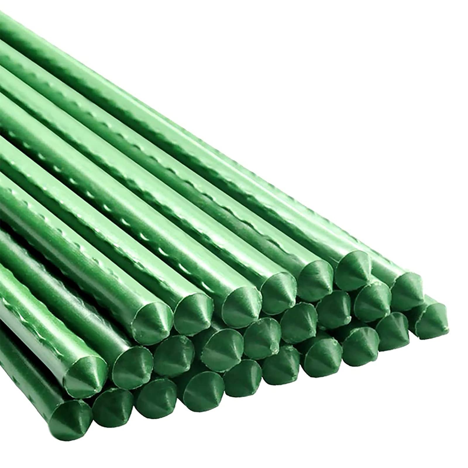 Xuwzenkl front view of 25-pack 36in stakes showing packaging and quantity benefit