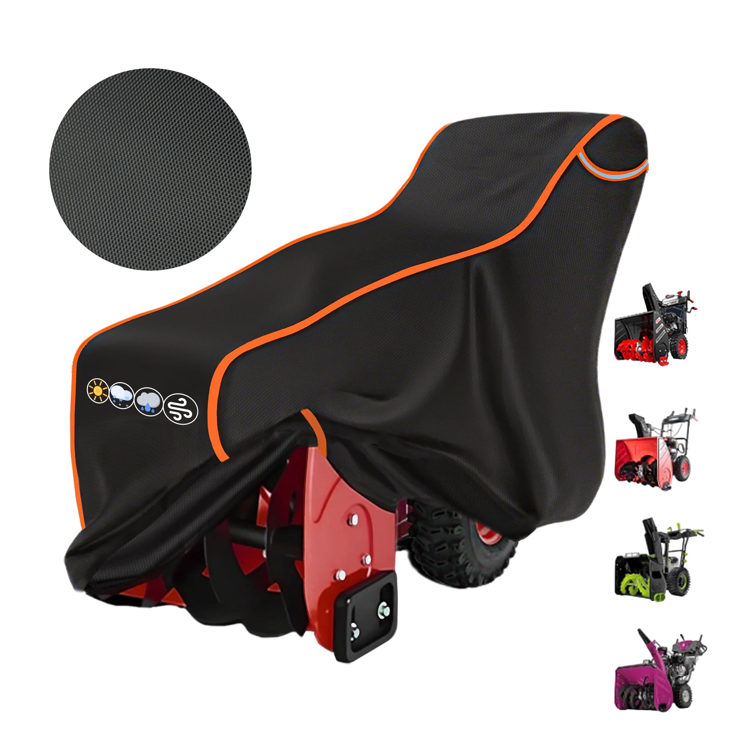 XXCXX 600D fabric close-up showing durable waterproof texture and tear resistance