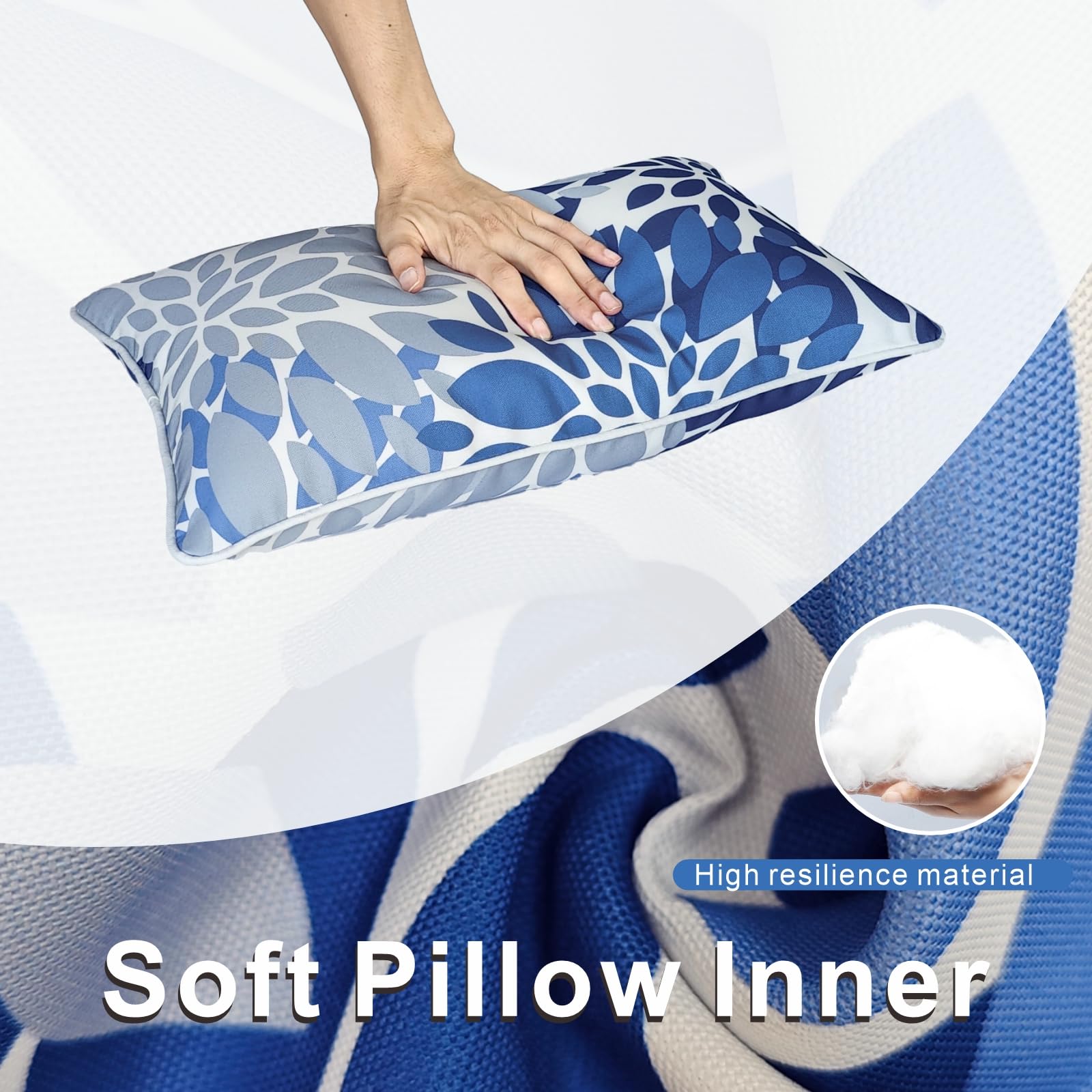 XXPILOS compressed insert expanding after unpacking to restore loft and comfort