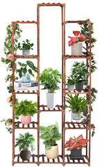 XXXFLOWER front view showing full 13-tier plant display and space-saving benefit
