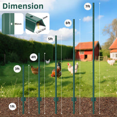 XYADX anchor plate driven into soil for stable post support