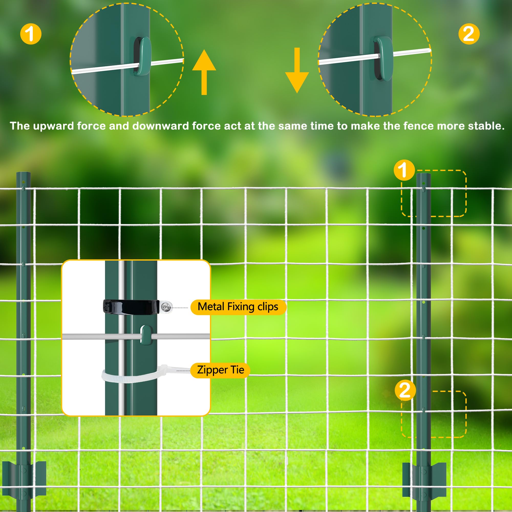 XYADX green powder-coat texture resisting outdoor wear