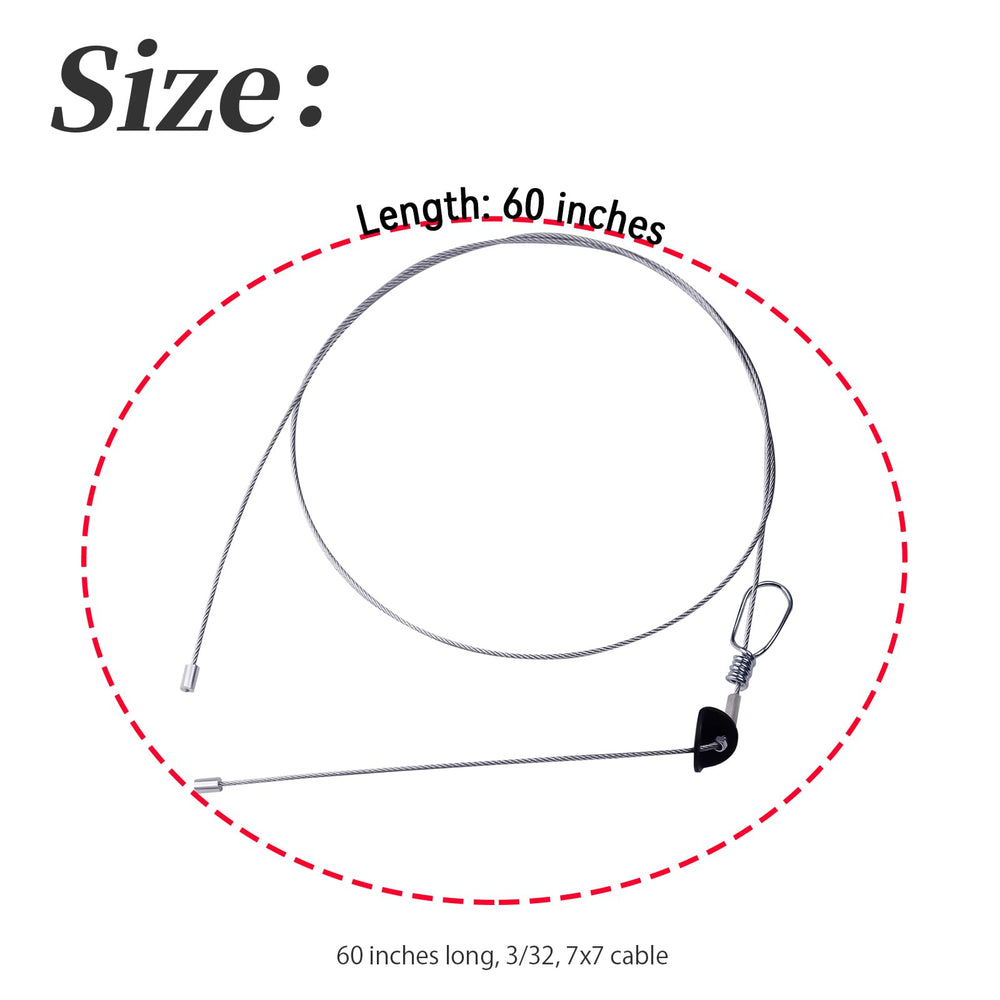 XYgdhqpt floating deer stop and support collar assembly for easy tension adjustment