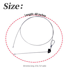 XYgdhqpt floating deer stop and support collar assembly for easy tension adjustment