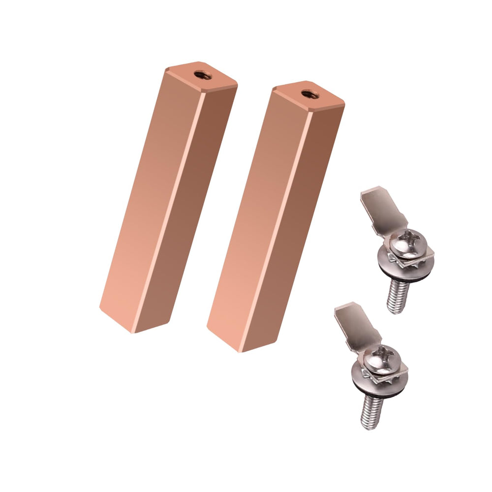 XYgdhqpt front packaging showing two electrodes and hardware, quick replacement benefit
