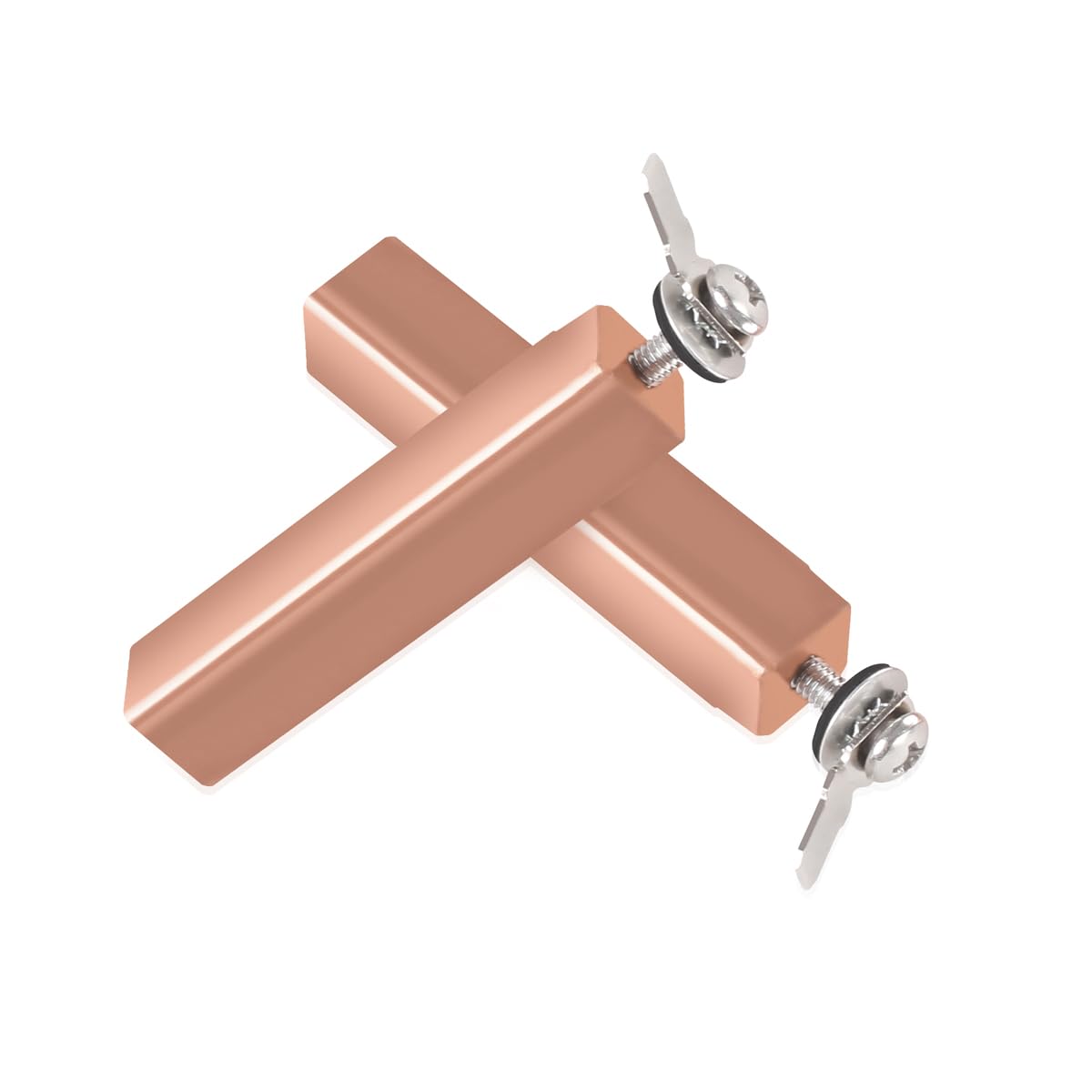 XYgdhqpt front view of two copper electrodes in kit showing easy replacement benefit