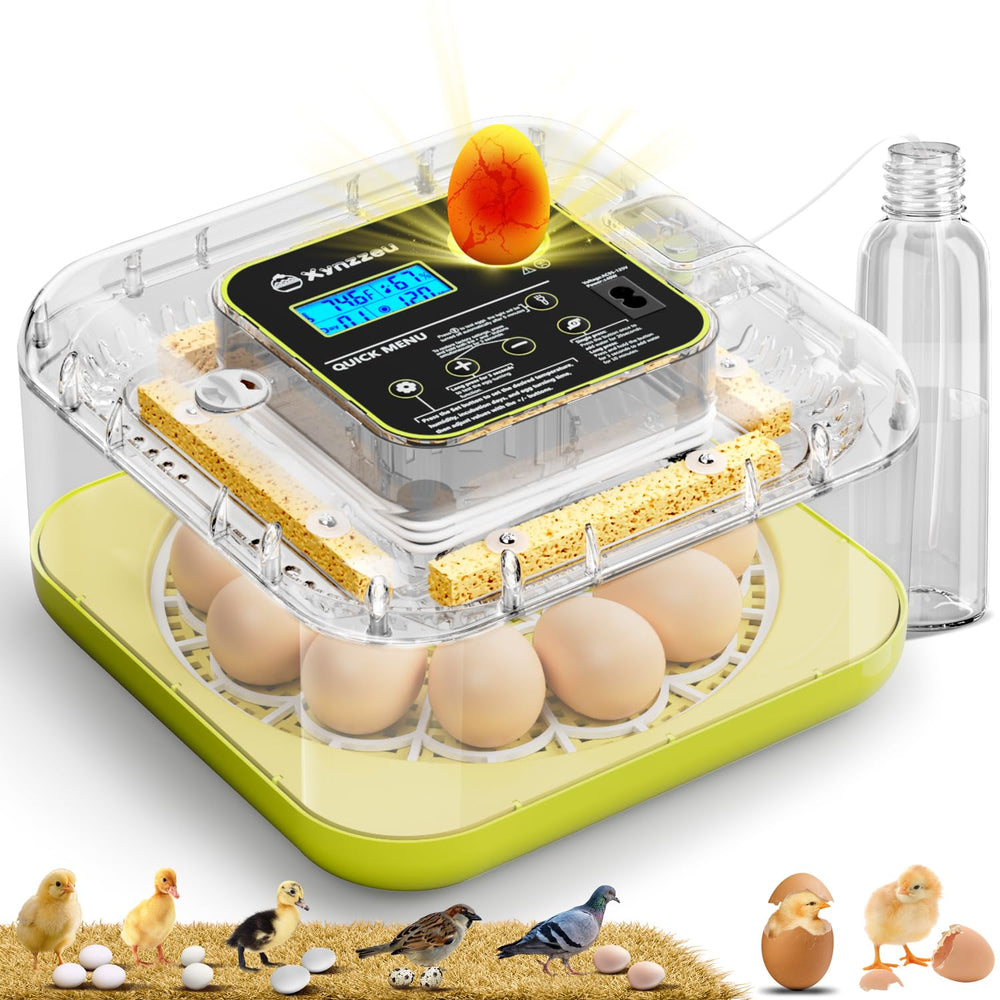 Xynzzeu front view showing incubator compact design and stable environment