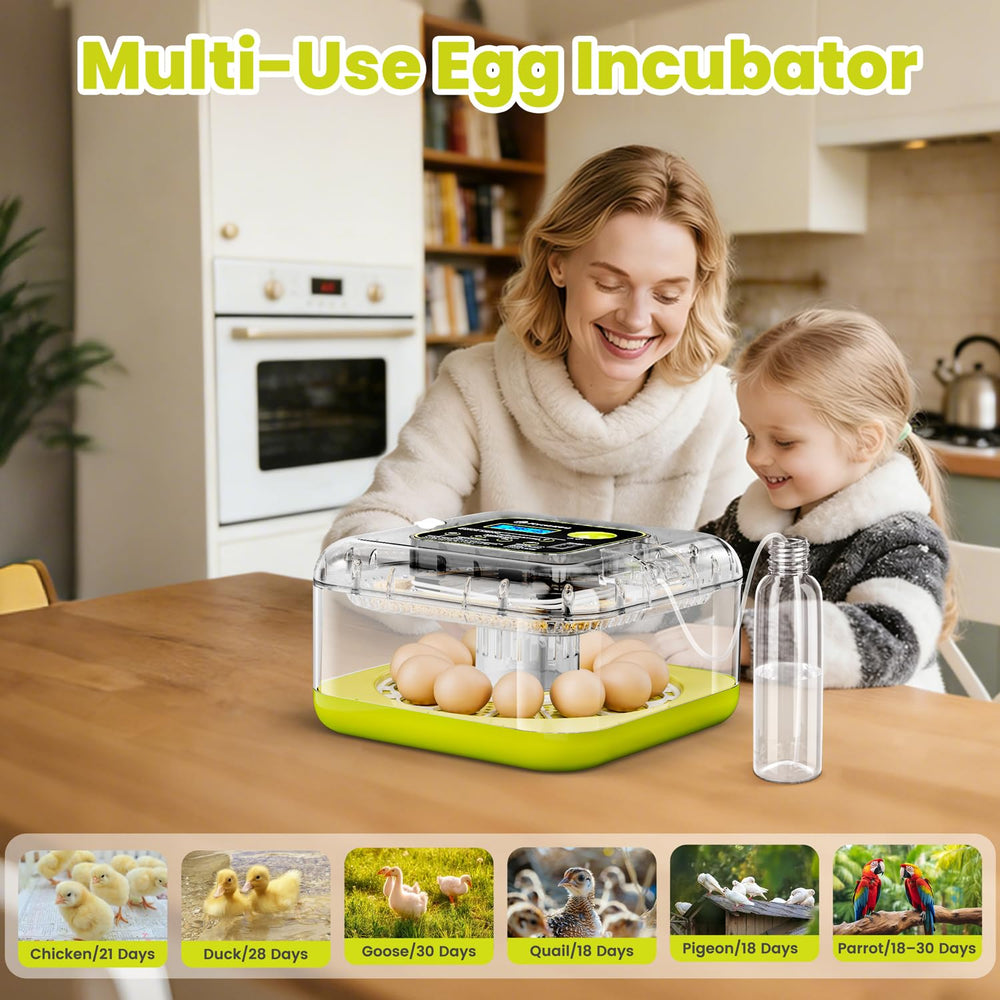 Xynzzeu in a classroom setting demonstrating hands-off hatching education