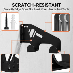 XZHXFX chainsaw hanger holding saw horizontally to free floor and organize tools