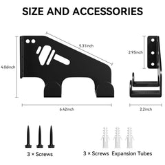 XZHXFX chainsaw hanger supporting saw vertically to protect blade and handle