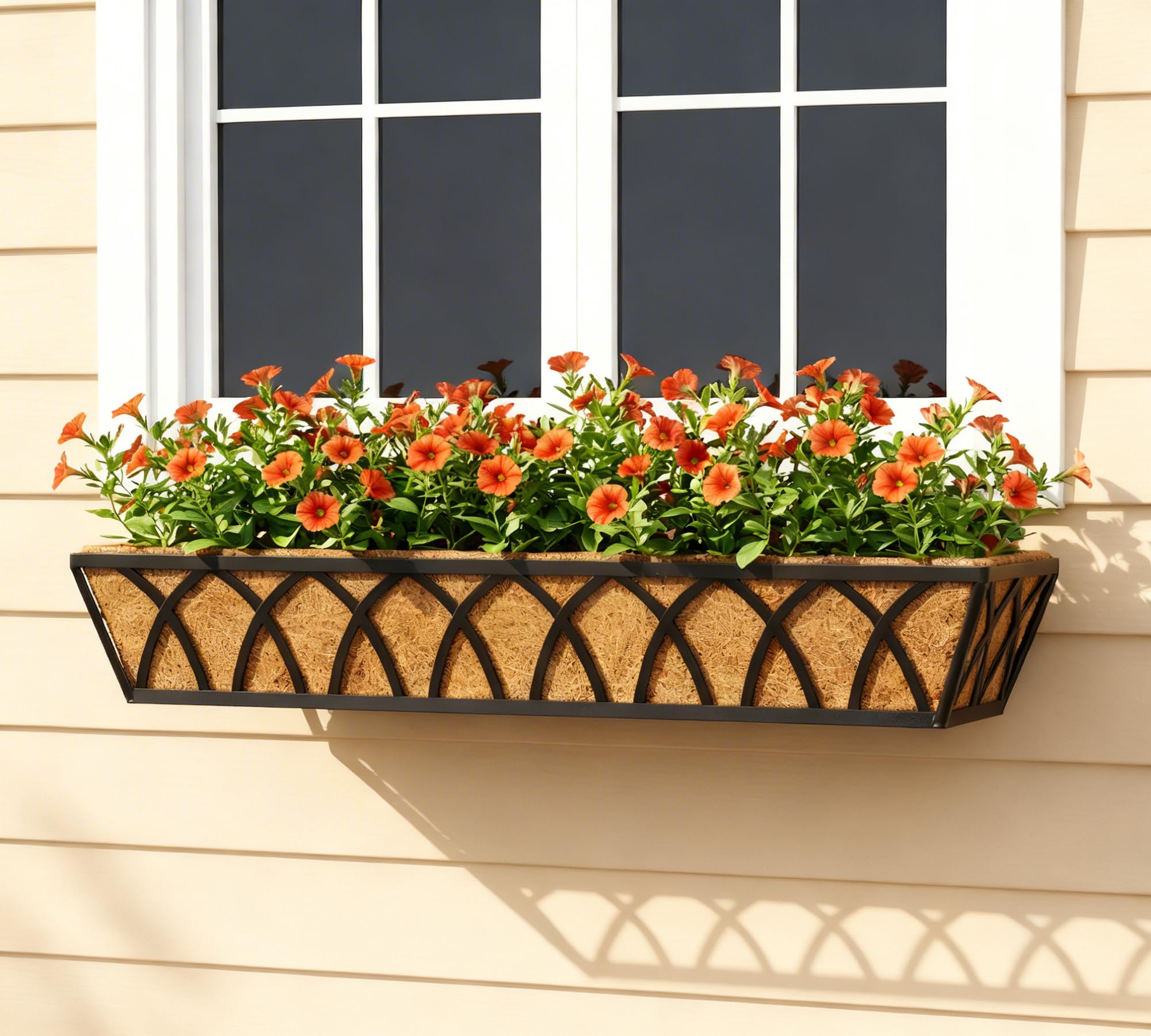 Y&M liners staged on a balcony with plants showing attractive natural look